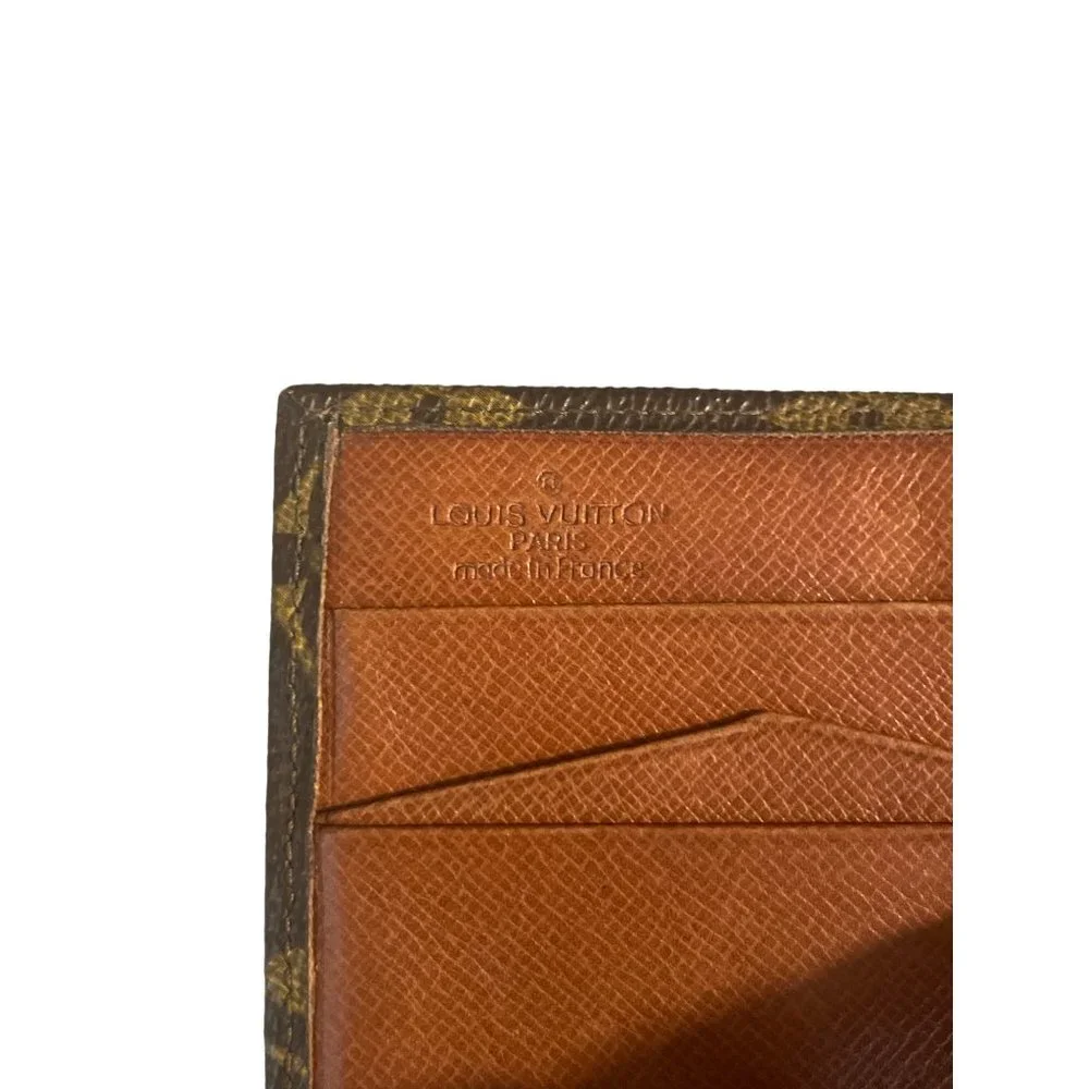 Authentic Louis Vuitton‎ Monogram Porte Monnaie Billets Wallet M61660 LV 4687G